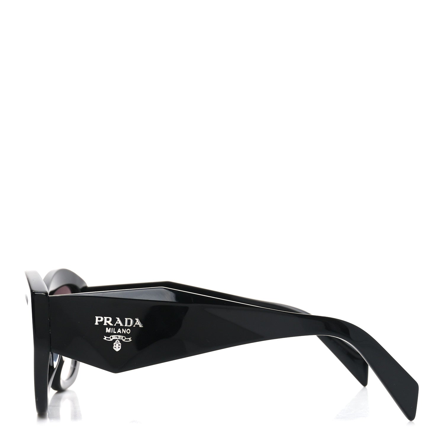 Prada Acetate Symbole Sunglasses SPR 07Y Black 3 of 7