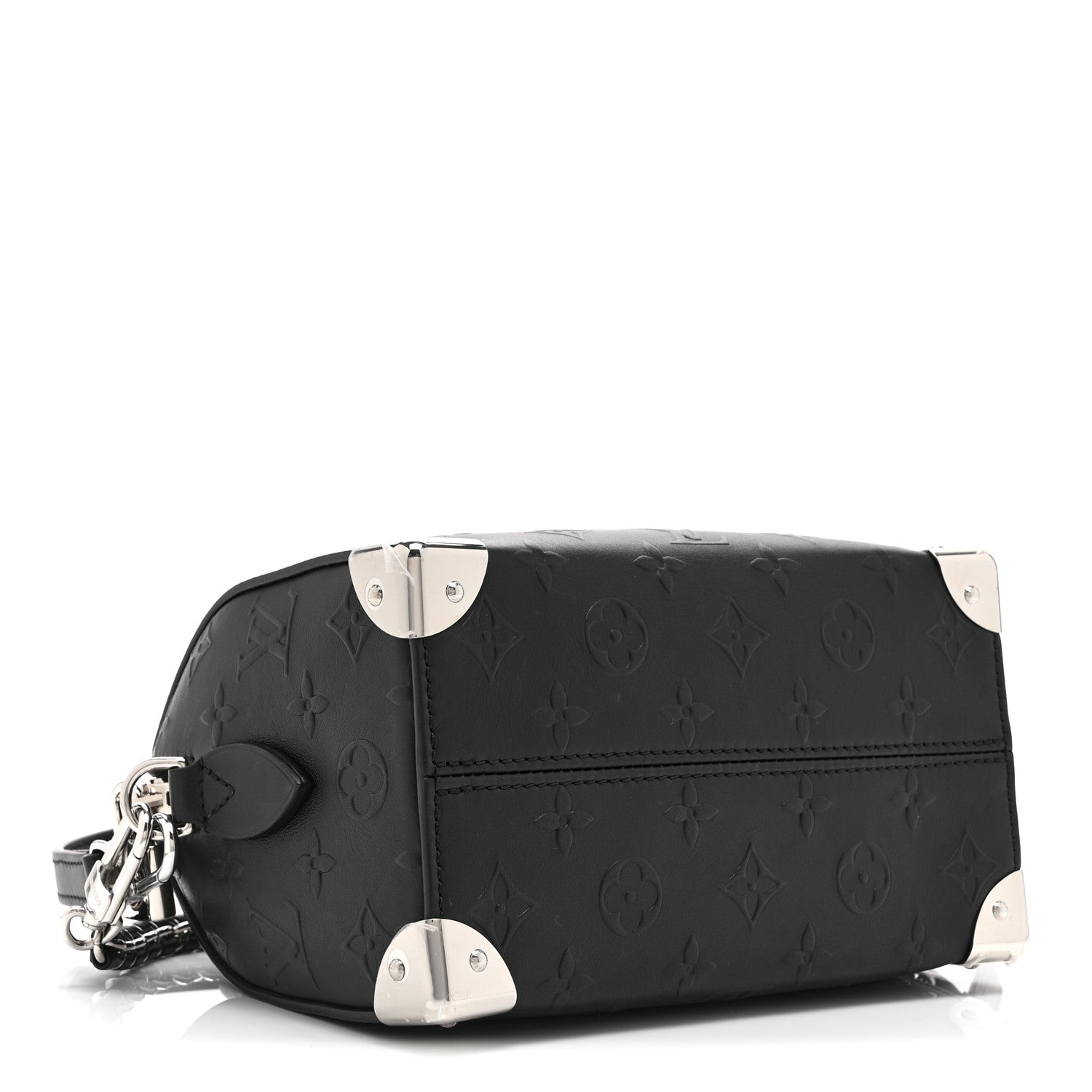 Louis Vuitton Calfskin Monogram Bold Speedy Trunk 20 4 of 9