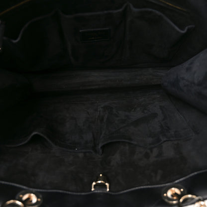 Christian Dior Calfskin Archicannage Large Essential Tote Black 5 of 11