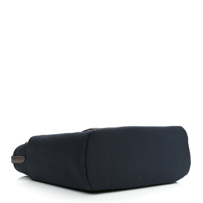 Hermes Canvas The Grooming Bag Bleu Navy Feu 5 of 12