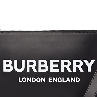 Burberry Smooth Calfskin Edin Zip Pouch Black 9 of 10