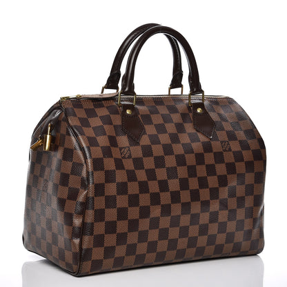 Louis Vuitton Damier Ebene Speedy 30 3 of 11