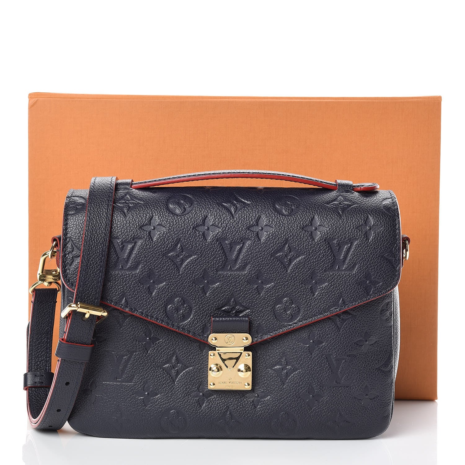 Louis Vuitton Empreinte Pochette Metis Marine Rouge 11 of 11