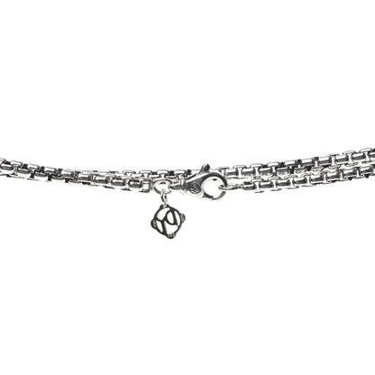 David Yurman Sterling Silver 14K Yellow Gold 3.6mm Medium Box Chain Necklace 72" 4 of 5
