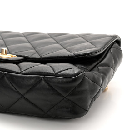 Chanel Lambskin Quilted Large CC Funky Town Flap Black 13 of 14