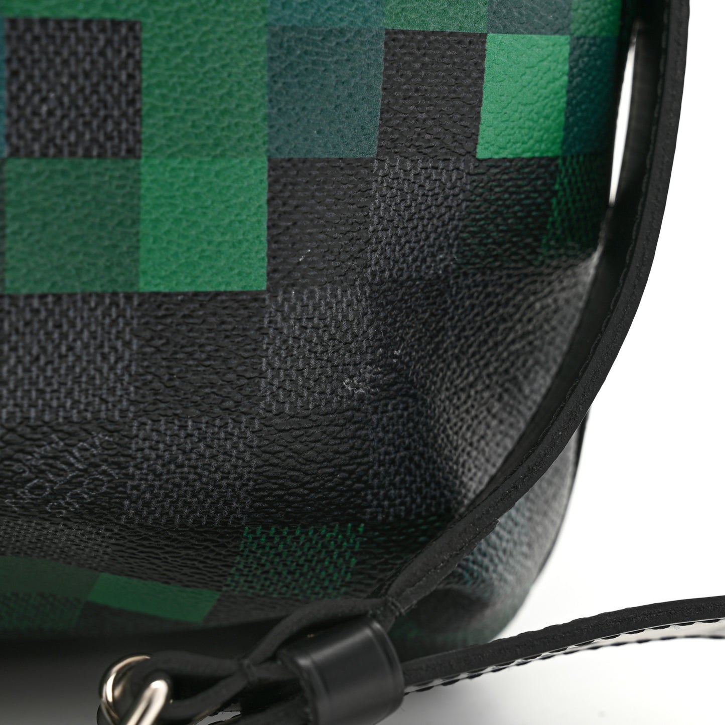 Damier Graphite Pixel Keepall Bandouliere 50 Vert