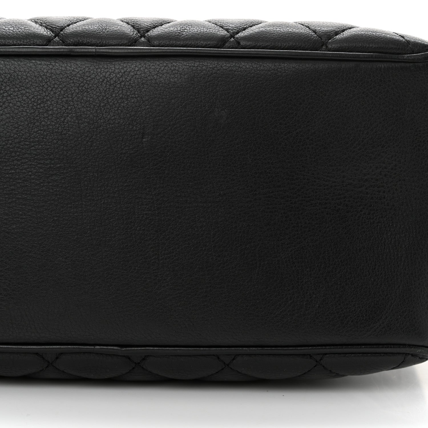 Chanel Calfskin Quilted CC Medium Vanity Case Black 11 of 13