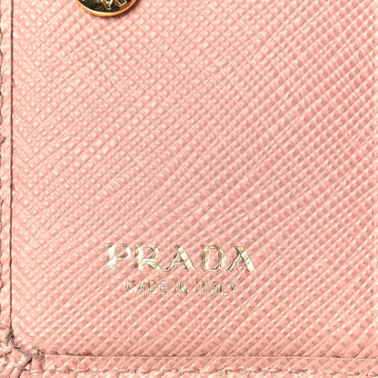 Prada Saffiano Tri-Fold Wallet Orchidea 7 of 8