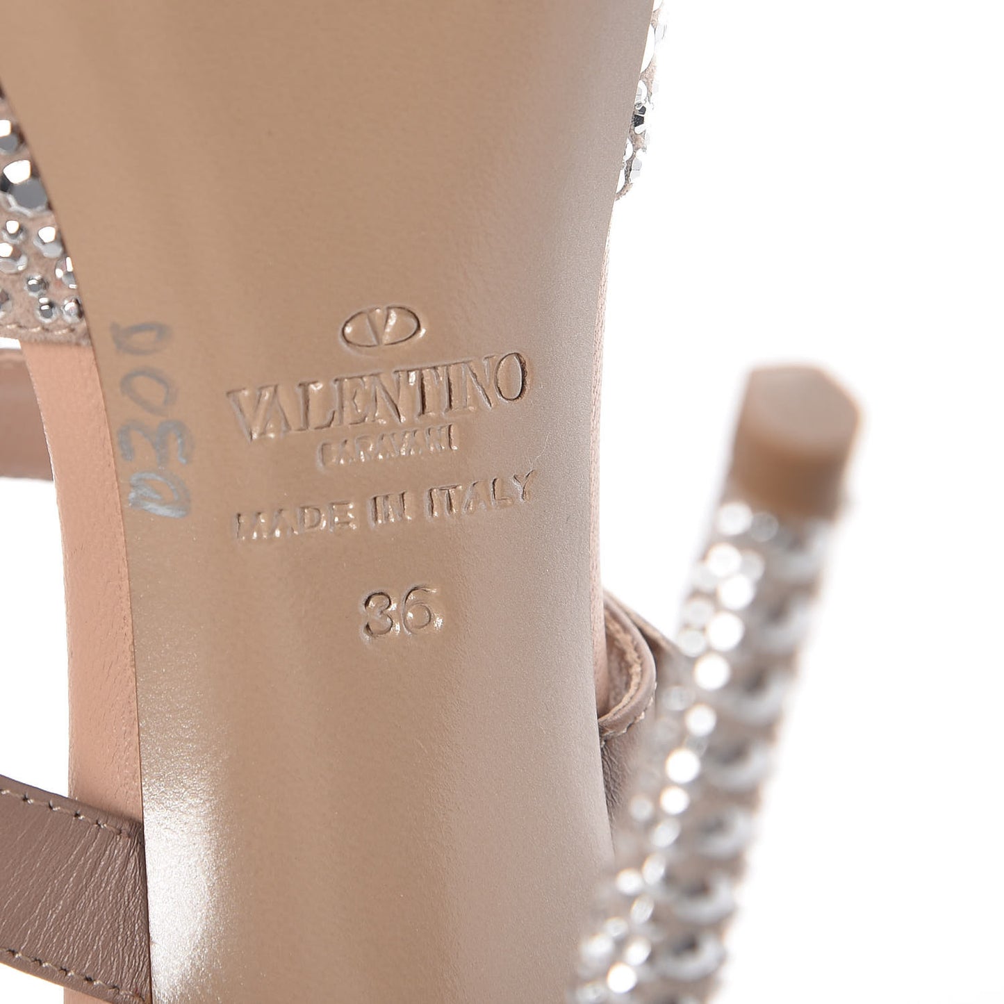 Suede Strass Crystal Peep Toe Mary Jane Platform Sandals 36 Poudre