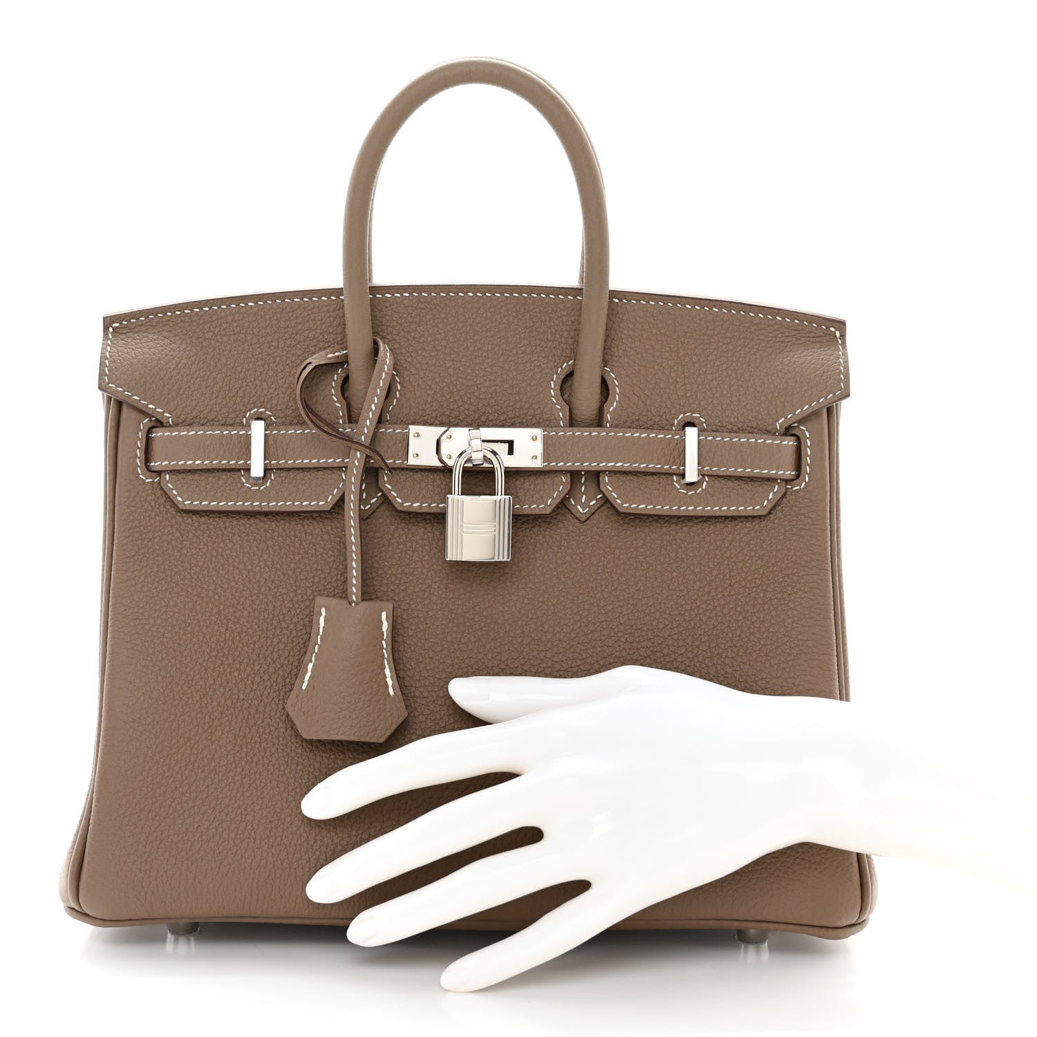 Hermes Togo Birkin 25 Etoupe 2 of 13