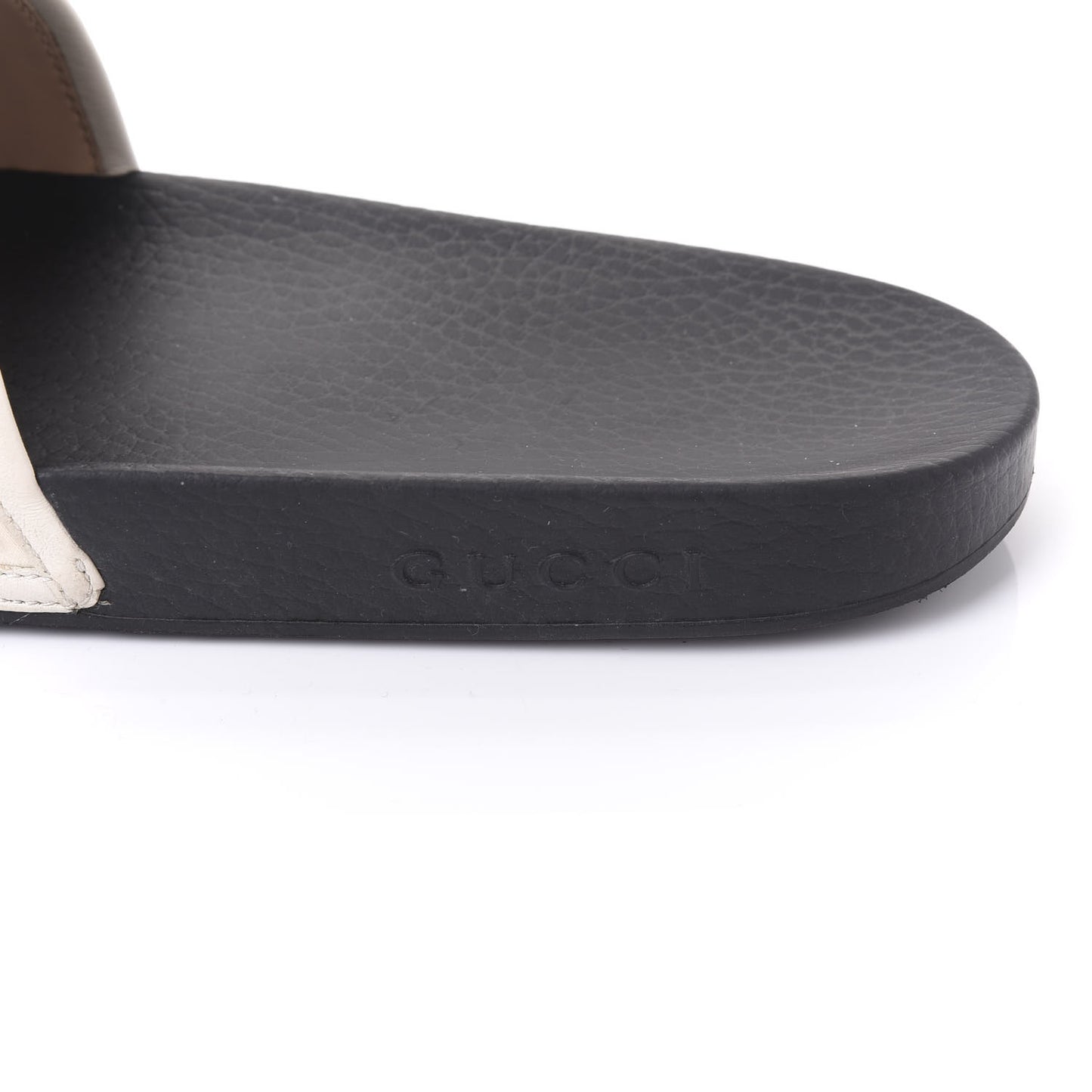 Satin Web Sylvie Bow Slide Sandals 42 White