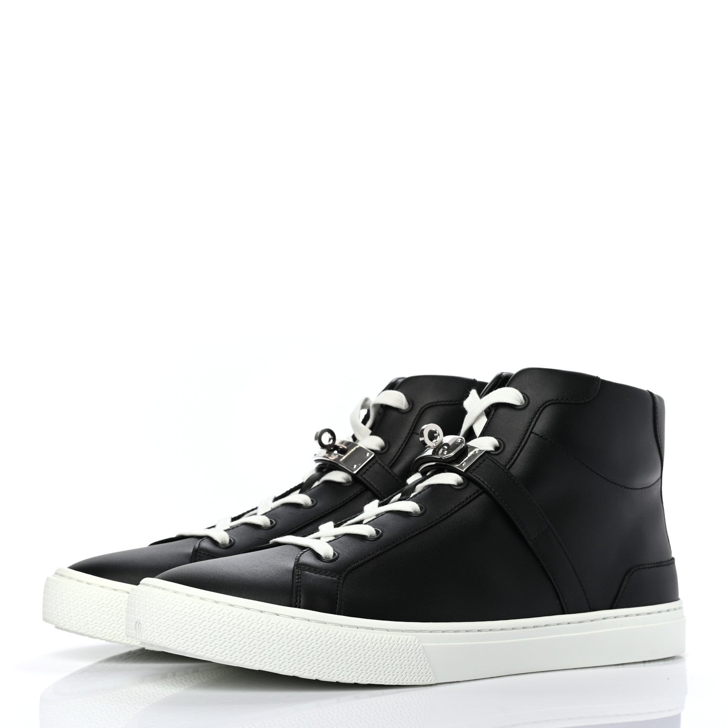 Hermes Calfskin Mens Daydream Sneakers 43.5 Black 3 of 9
