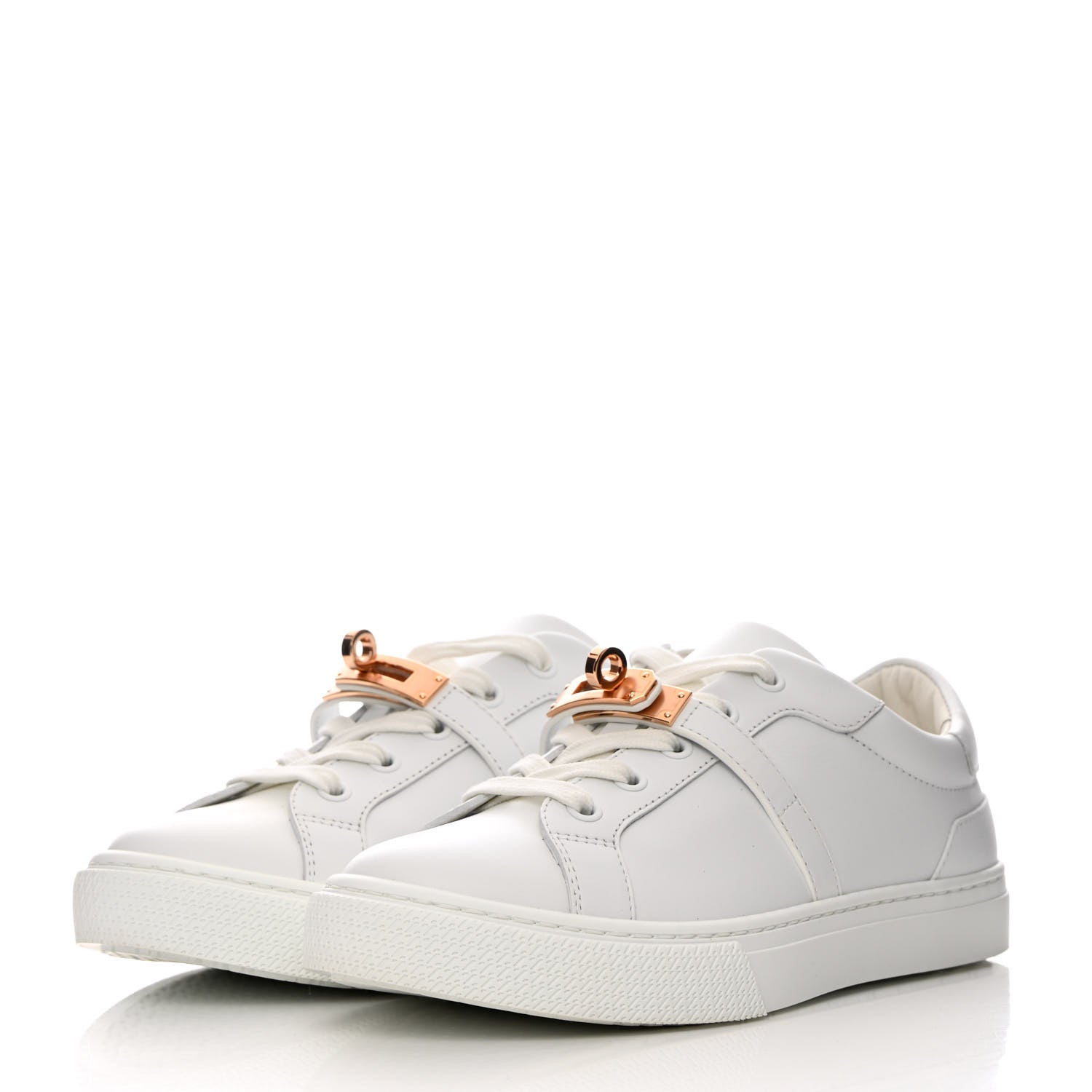 Hermes Calfskin Day Sneakers 35.5 White 3 of 12
