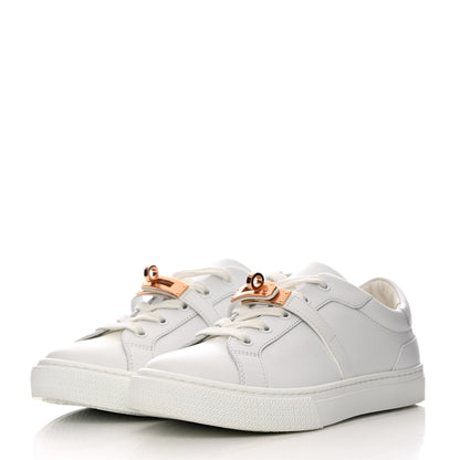 Hermes Calfskin Day Sneakers 35.5 White 3 of 12