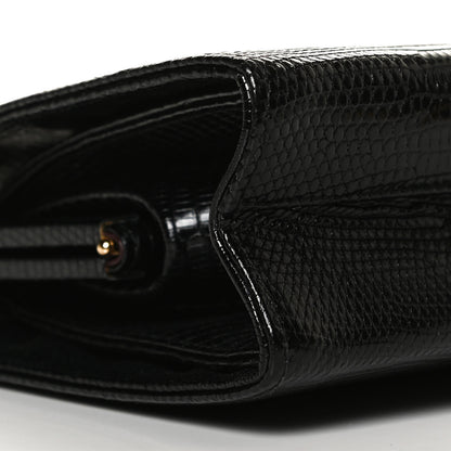 Gucci Lizard Zumi Chain Shoulder Bag Black 9 of 13