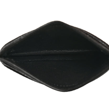 Saint Laurent Grain De Poudre Monogram Credit Card Case Black 5 of 8