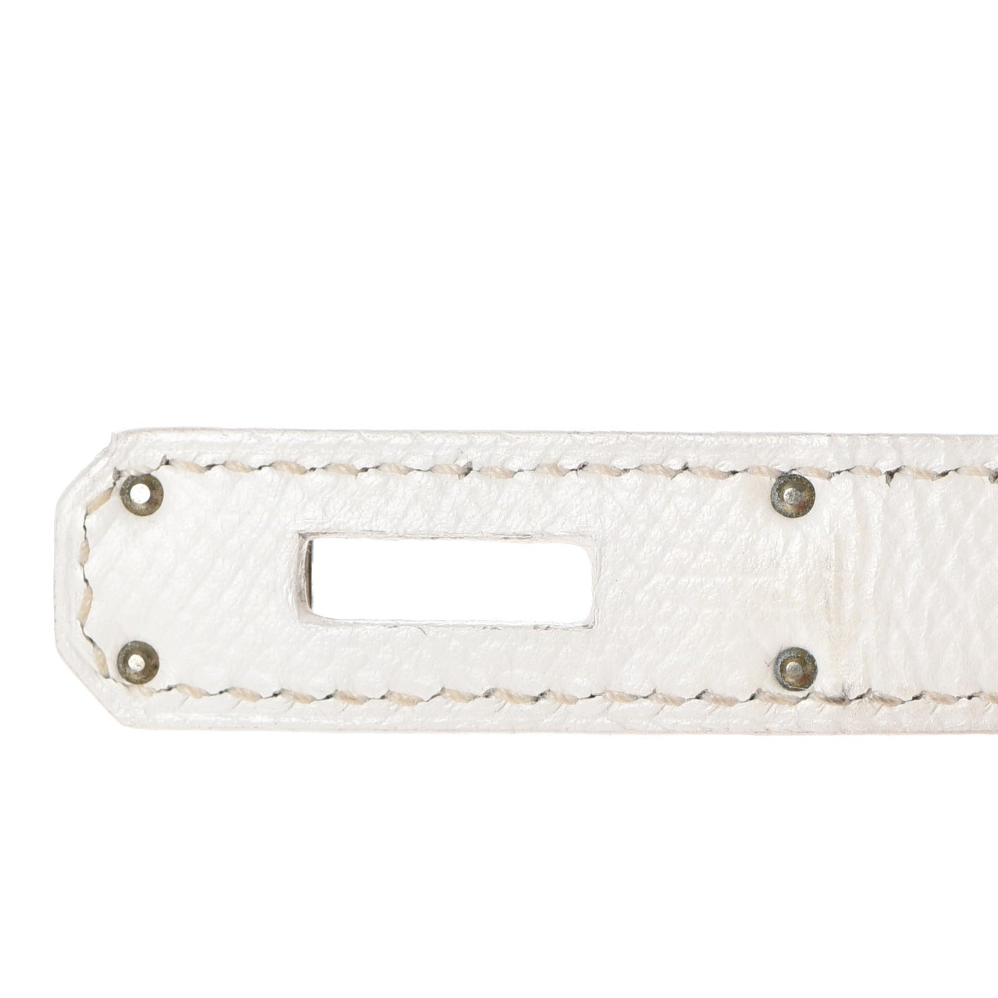Epsom Birkin 30 White