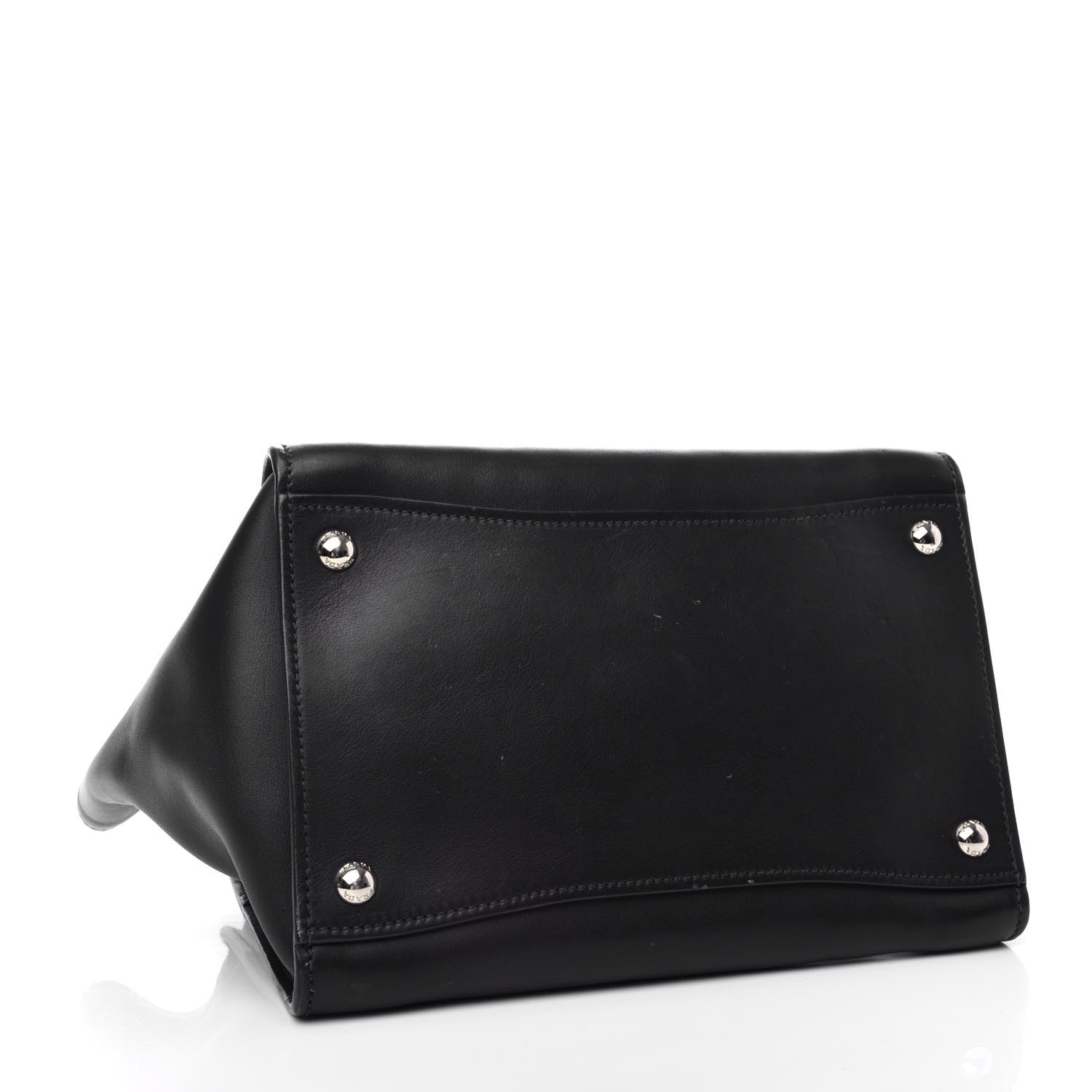 Prada City Calf Twin Pocket Tote Black 4 of 11