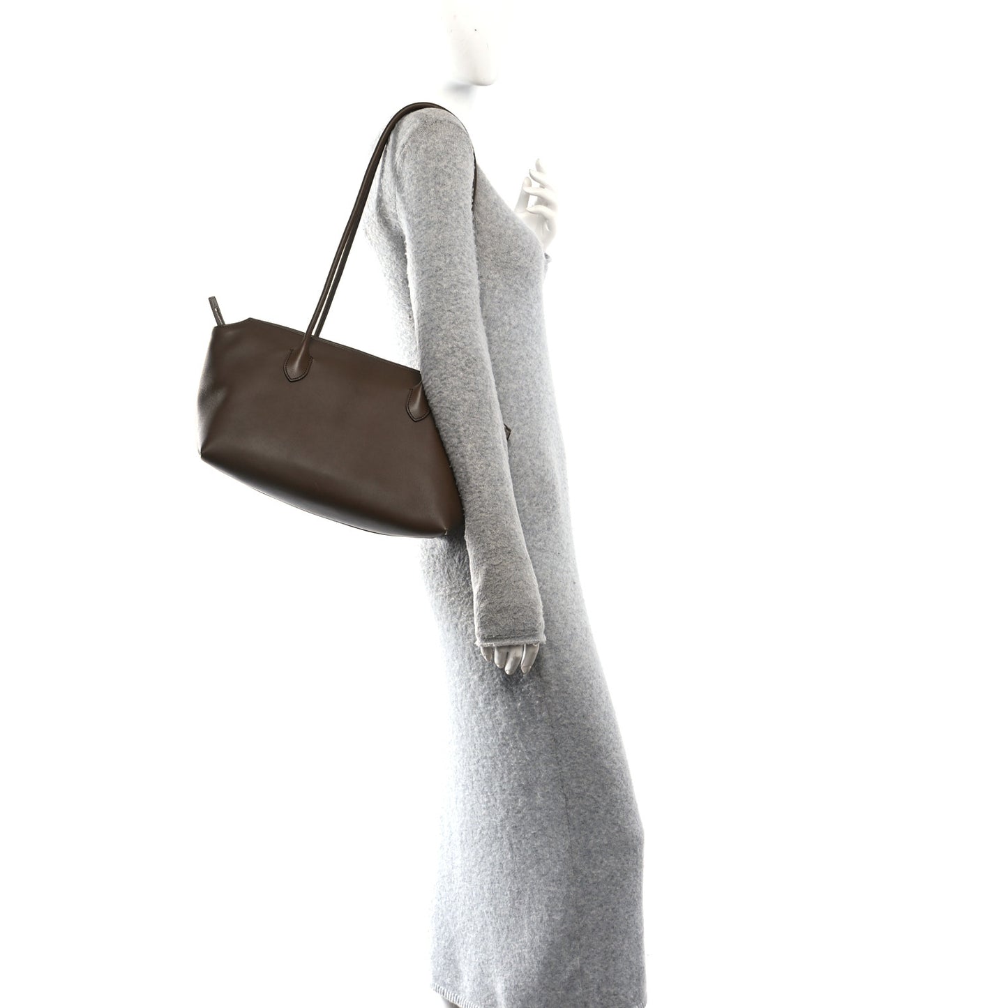 Grained Calfskin Terrasse Bag Tawny Brown