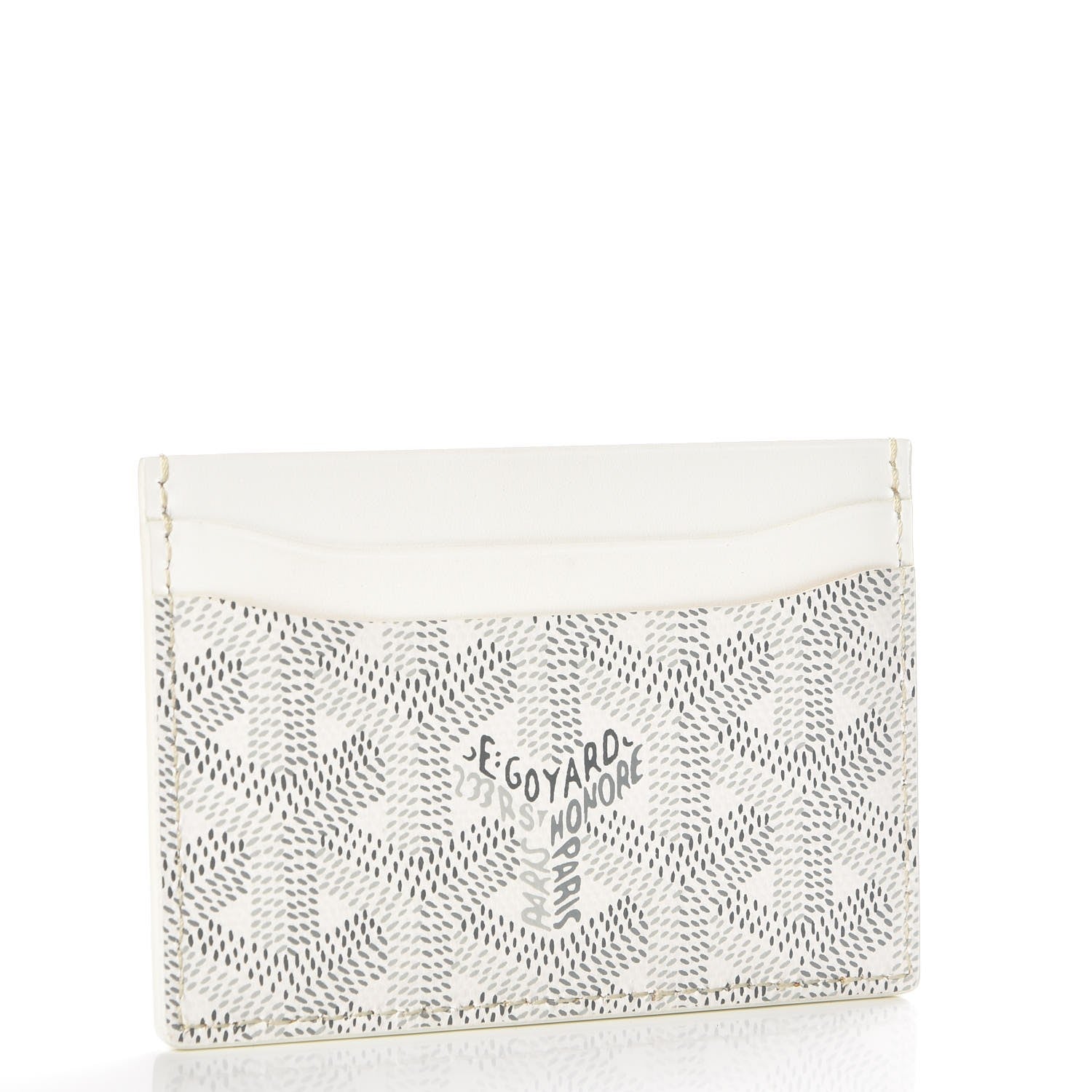 Goyard Goyardine Saint Sulpice Card Holder White 3 of 6
