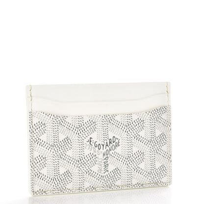 Goyard Goyardine Saint Sulpice Card Holder White 3 of 6