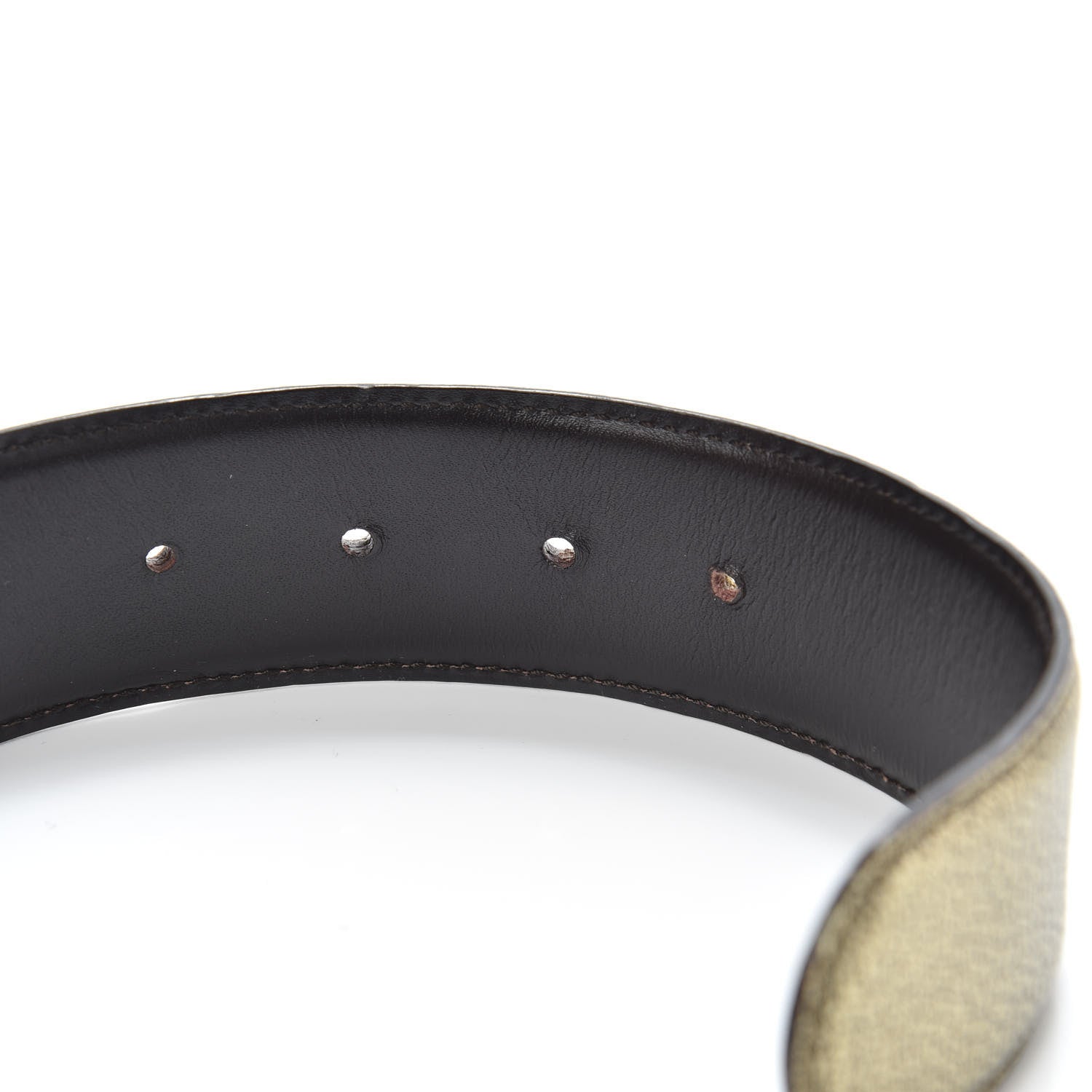 Gucci Calfskin Bamboo Ring Belt 90 36 Gold 3 of 4