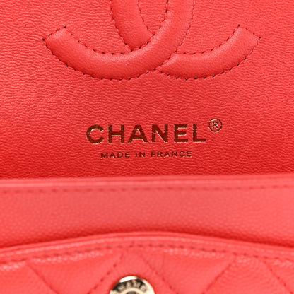 Chanel Caviar Quilted Small Double Flap Red 6 of 11