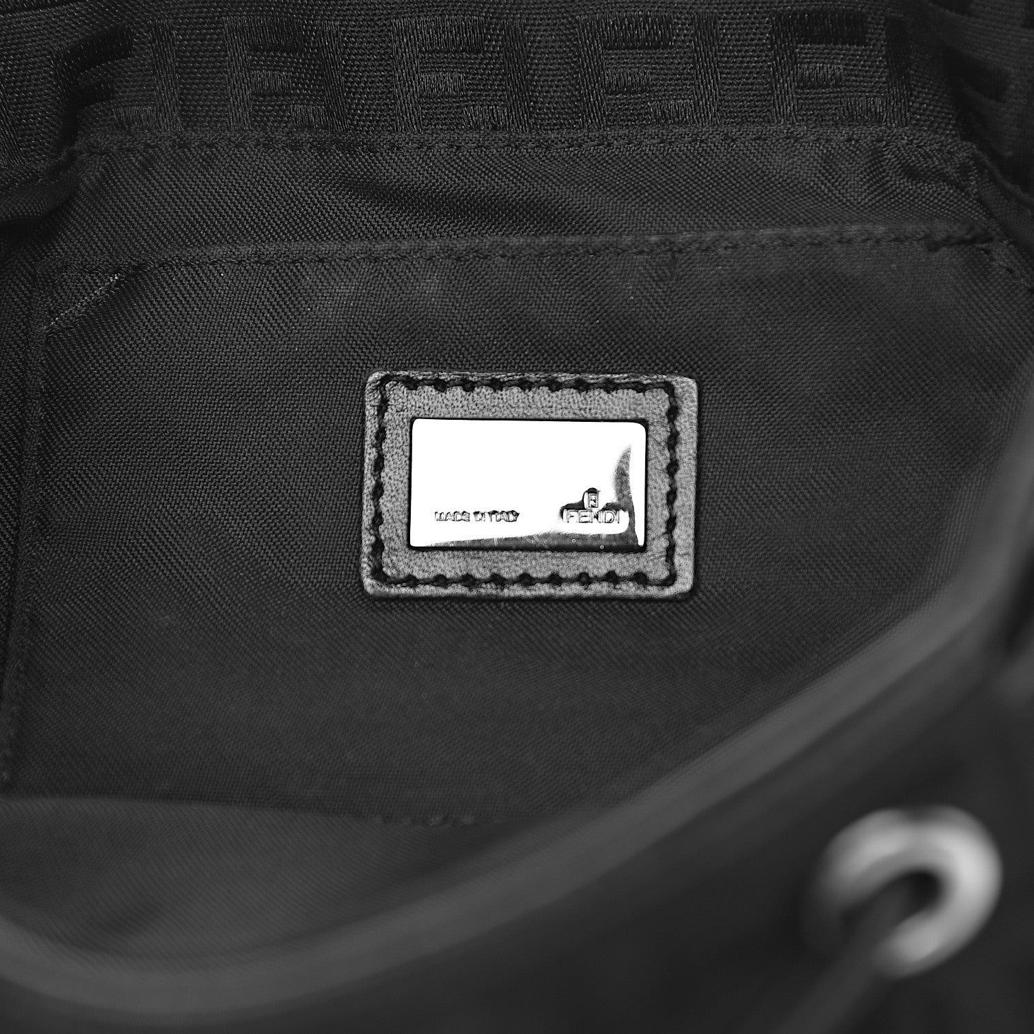 Fendi Zucchino Baguette Black 6 of 16