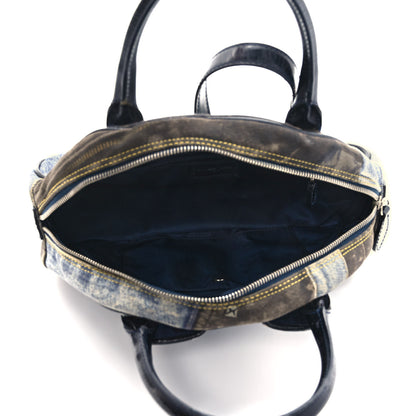 Christian Dior Denim Speedway Mini Saddle Bowler Blue 5 of 12