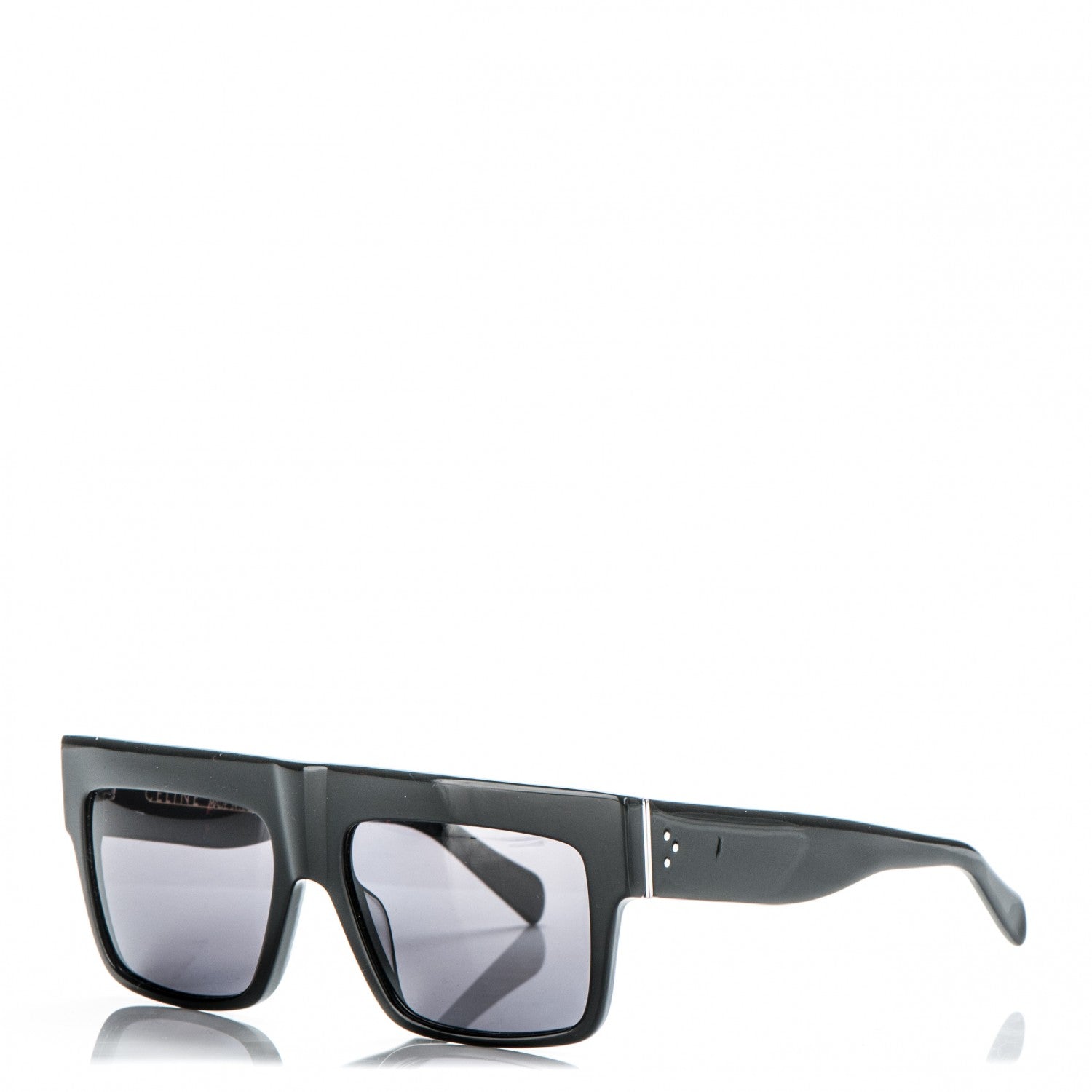 Celine Polarized ZZ Top Sunglasses CL 41756 Black 1 of 6