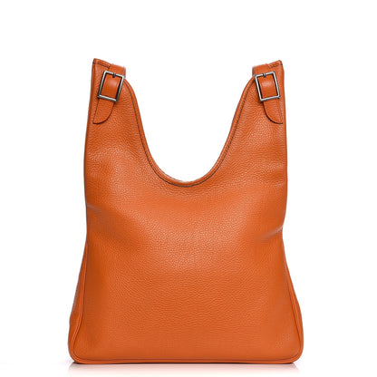 Hermes Taurillon Clemence Massai PM Orange 1 of 12