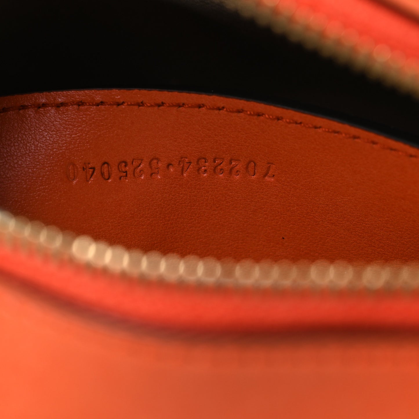 Calfskin GG Matelasse Shoulder Bag Spring Orange Natural