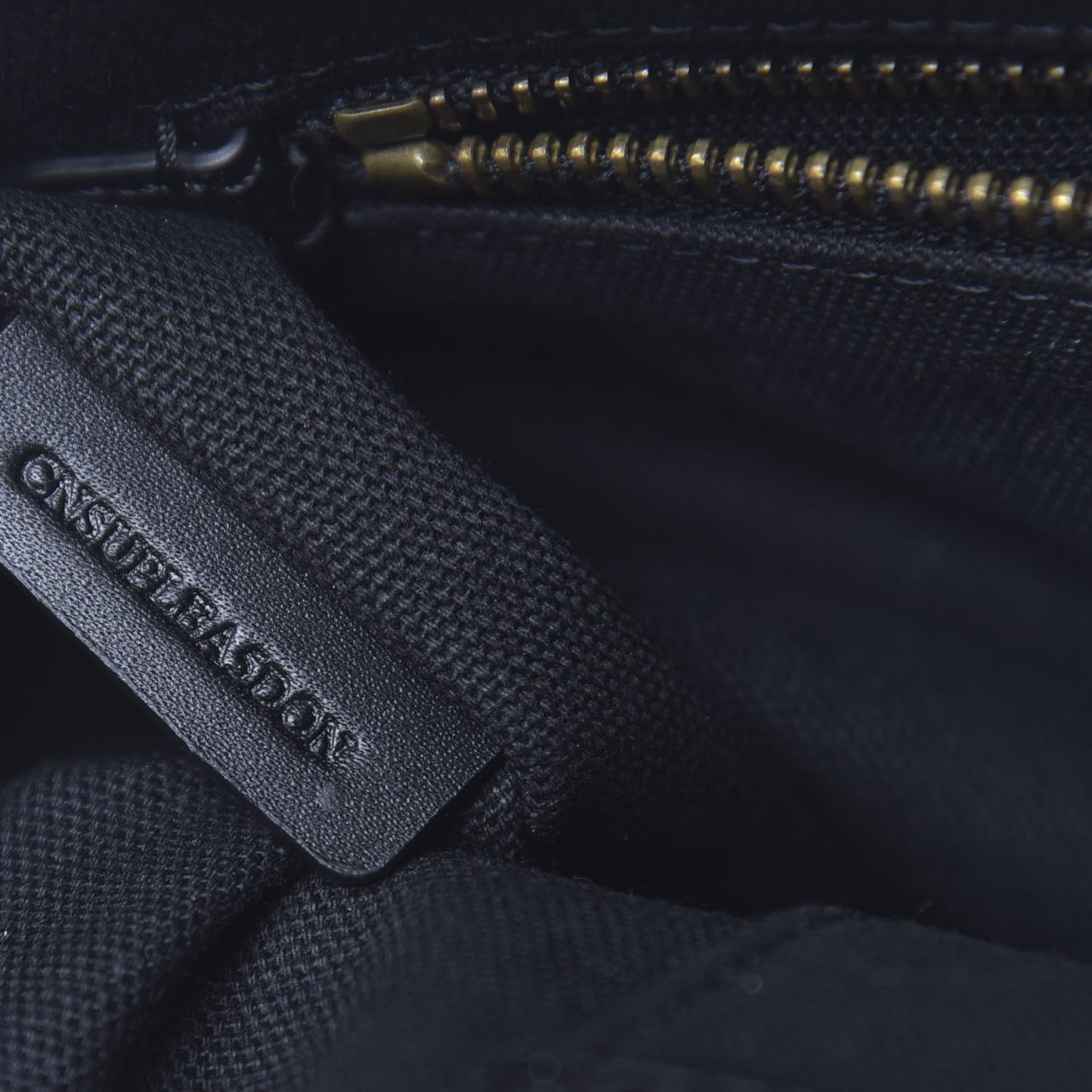 Canvas Mega Check Large Baildon Messenger Bag Black