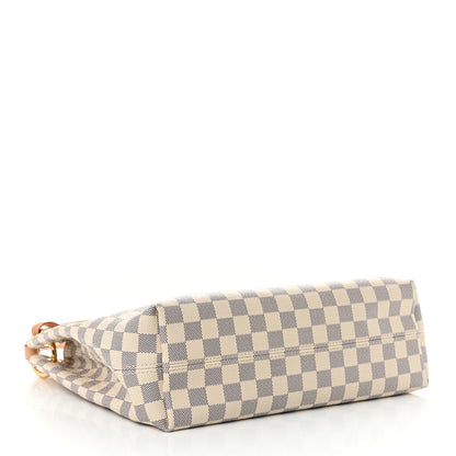 Louis Vuitton Damier Azur Graceful PM Rose Ballerine 4 of 11