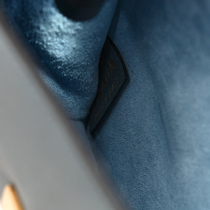 Prada Glace Calf Soft Cahier Bag Marine Astrale 13 of 22