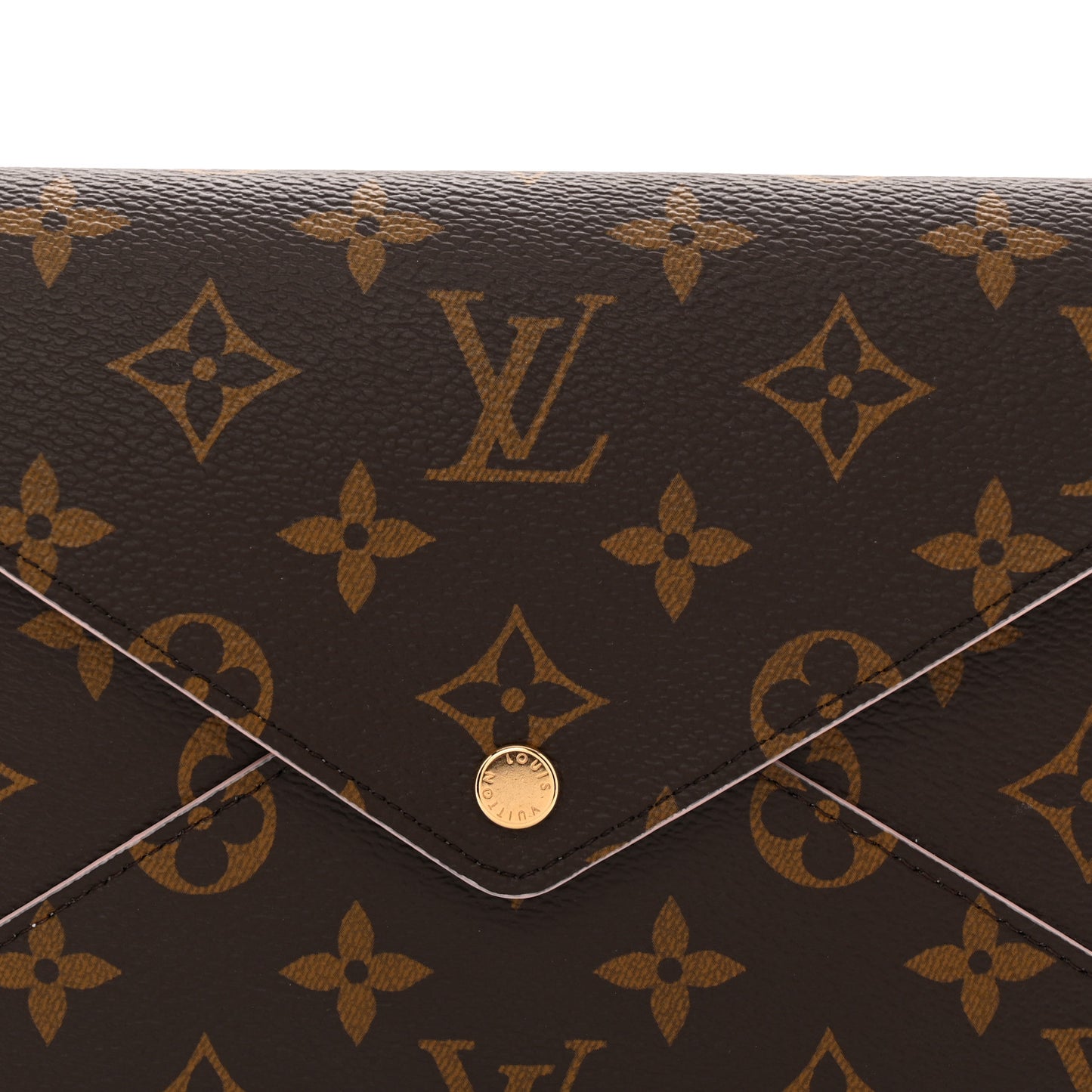 Monogram Large Kirigami Pochette Insert Rose Ballerine
