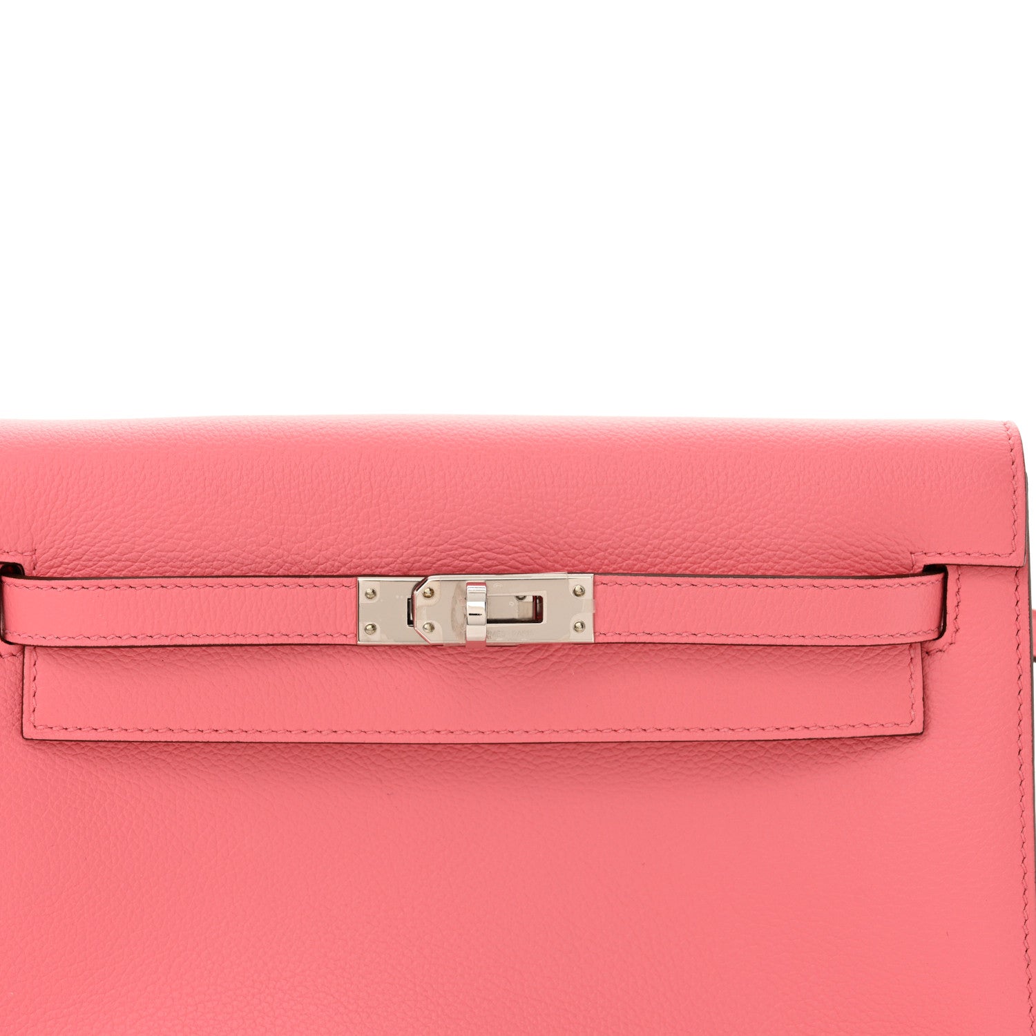 Hermes Evercolor Verso Kelly Danse II Belt Bag Rose D'Ete Vert Cypress 8 of 11