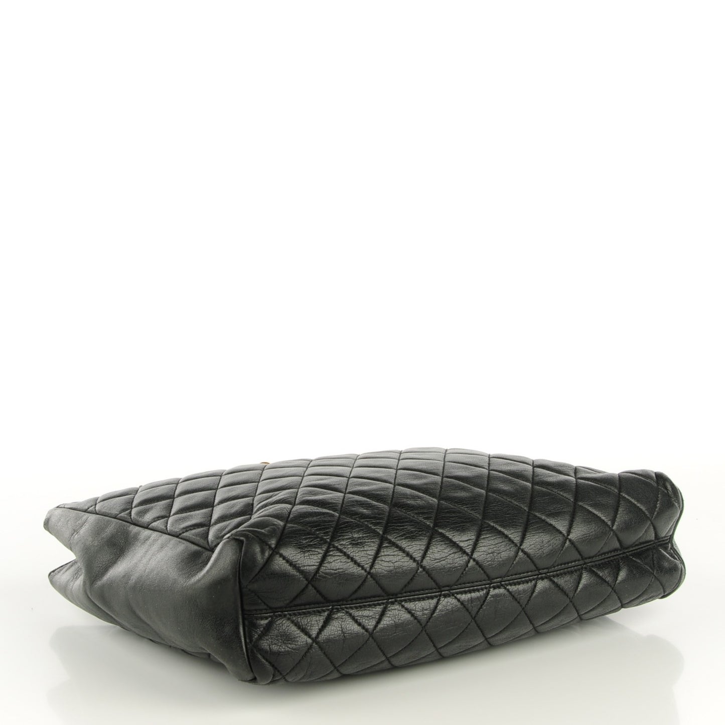 Lambskin Quilted Shoulder Bag Black