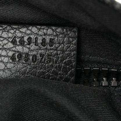 Gucci Nylon Monogram Medium Flat Messenger Bag Black 7 of 10
