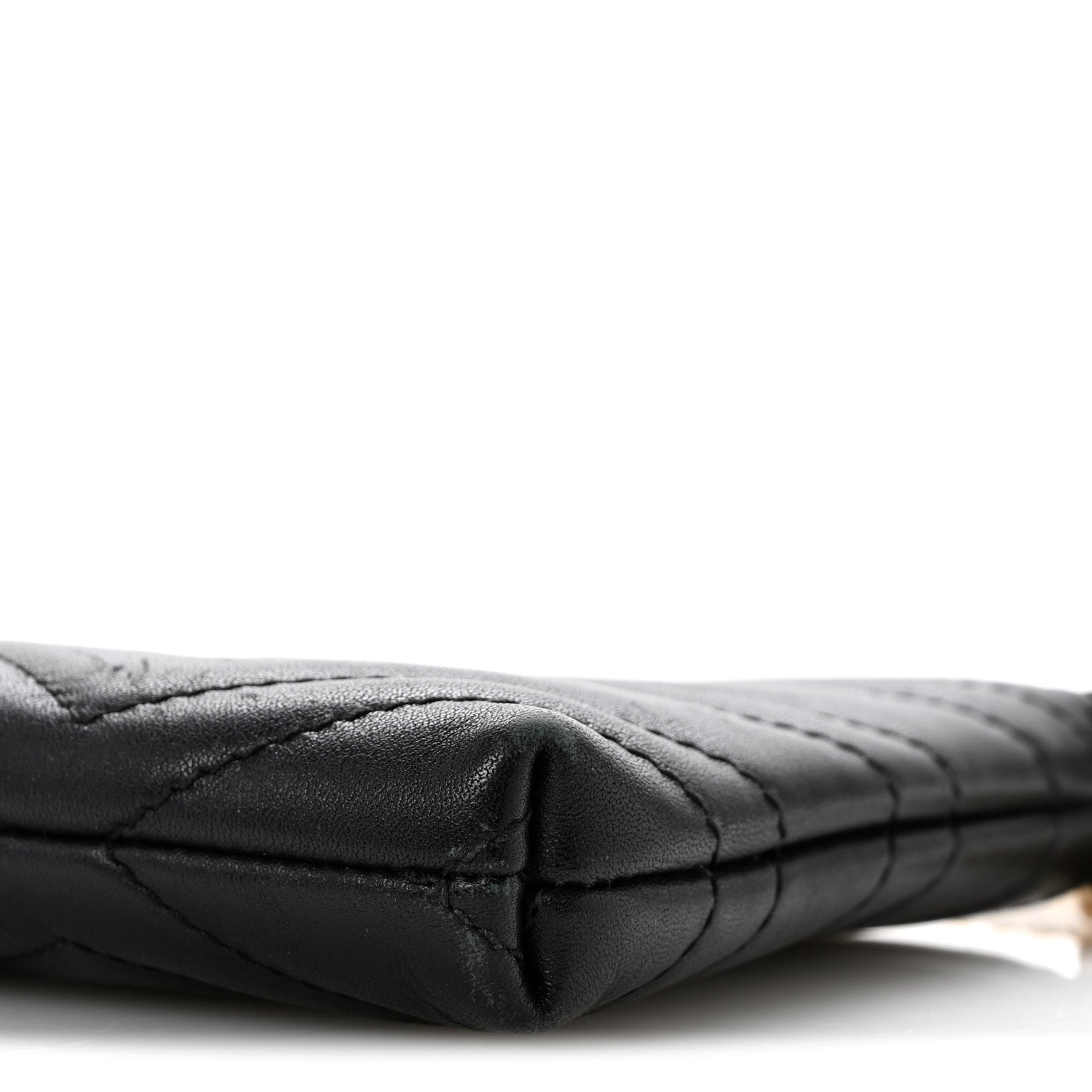 Gucci Calfskin Matelasse Mini GG Marmont Chain Bag Black 10 of 13