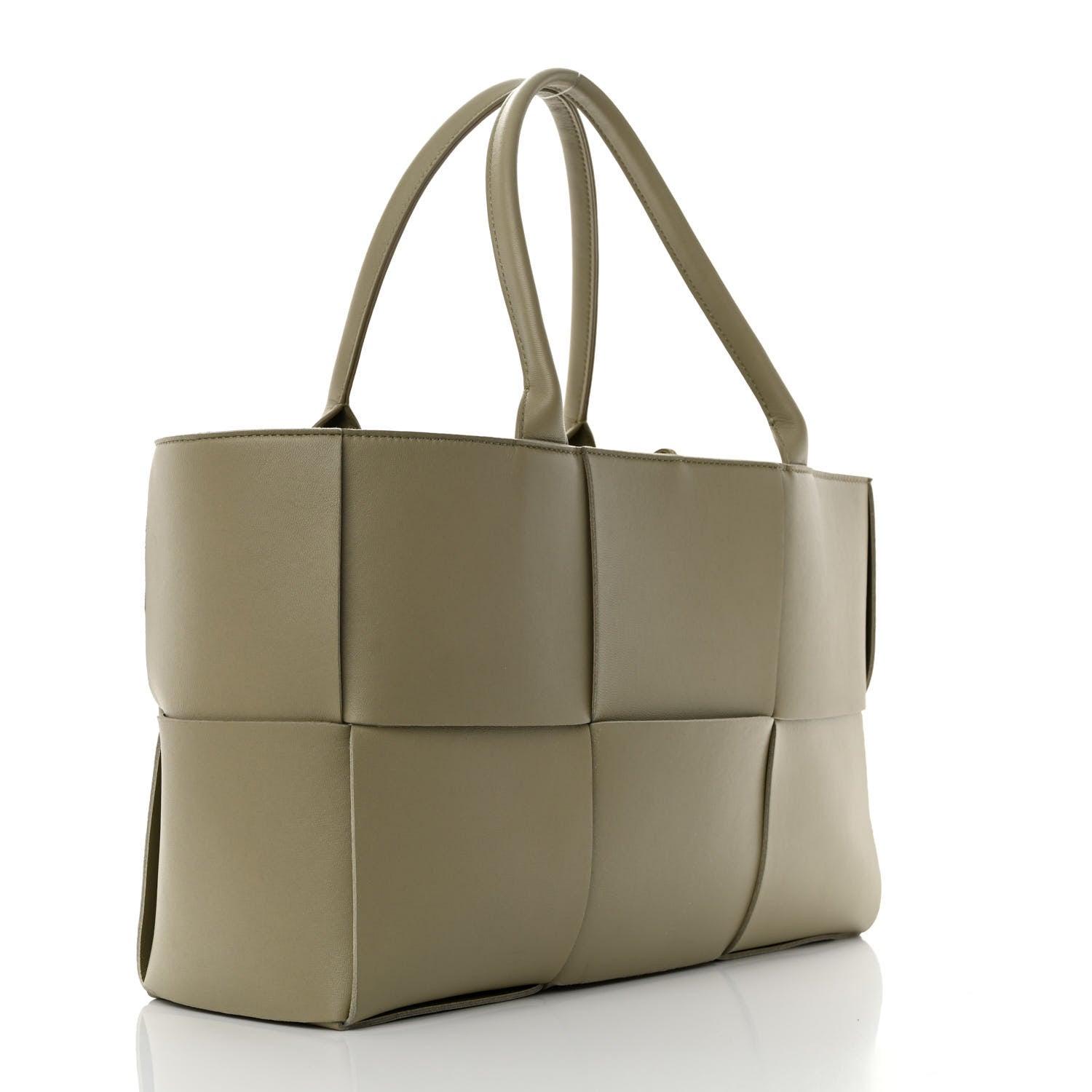 Bottega Veneta Nappa Maxi Intrecciato Medium Arco Tote Travertine 4 of 11