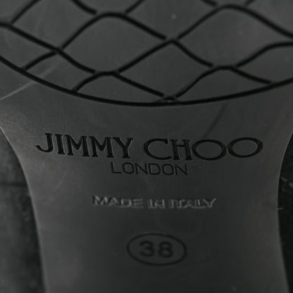 Jimmy Choo Suede Harlow Ankle Boots 38 Black 4 of 6