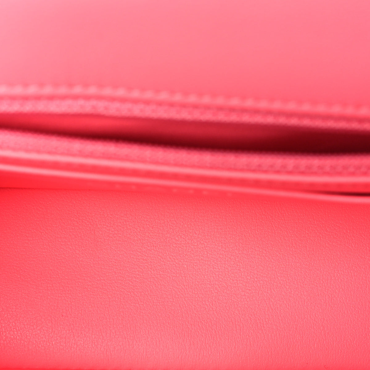 Chanel Lambskin Quilted Mini Rectangular Flap Coral Pink 5 of 10