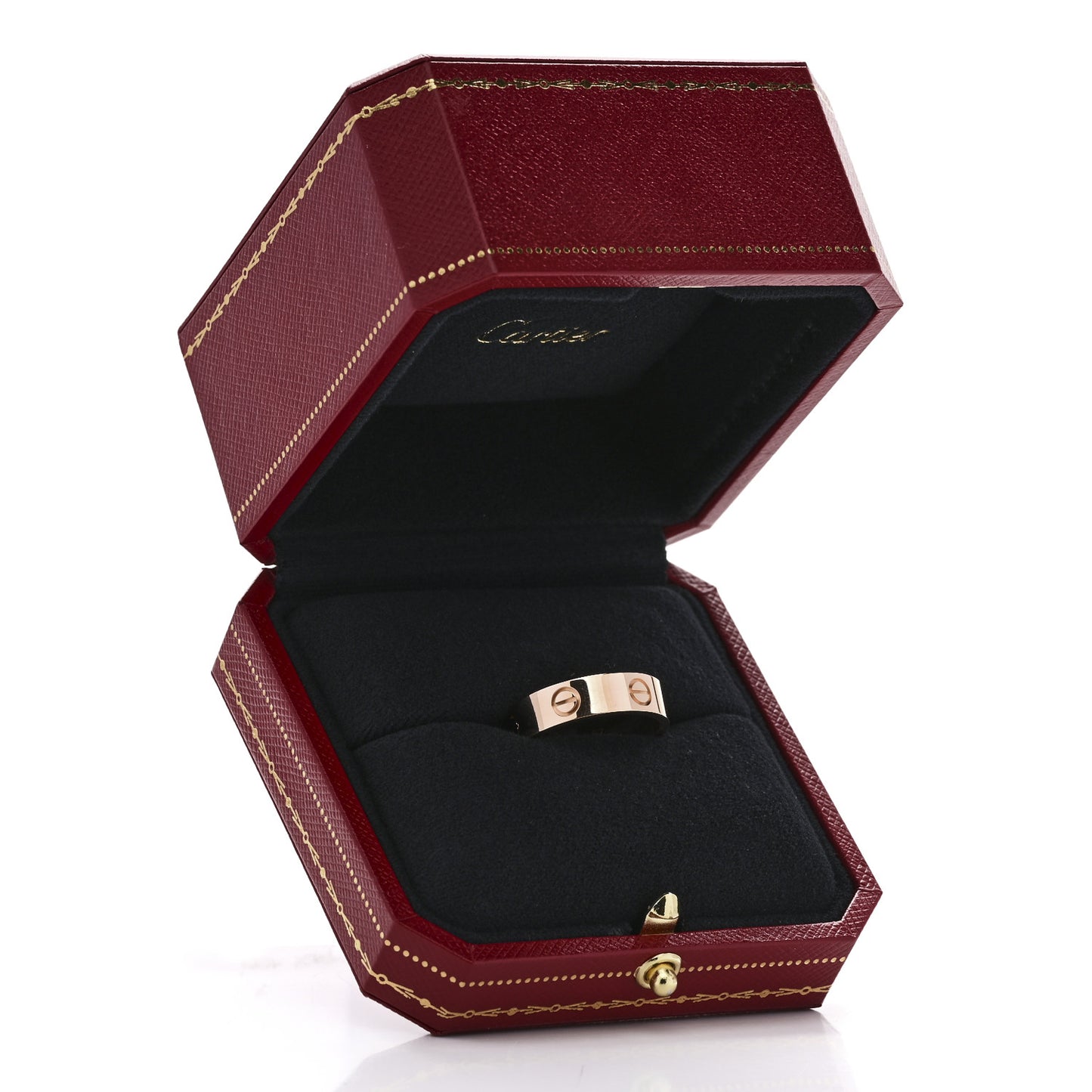 18K Pink Gold 5.5mm LOVE Ring 57 8