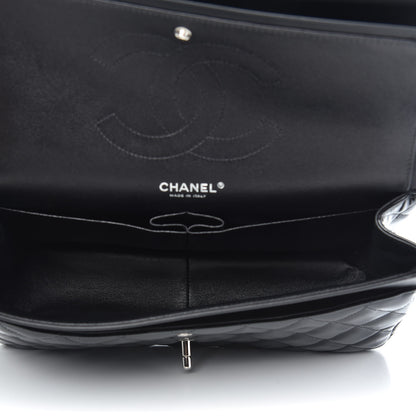 Chanel Patent Quilted Jumbo Double Flap Black 5 of 11