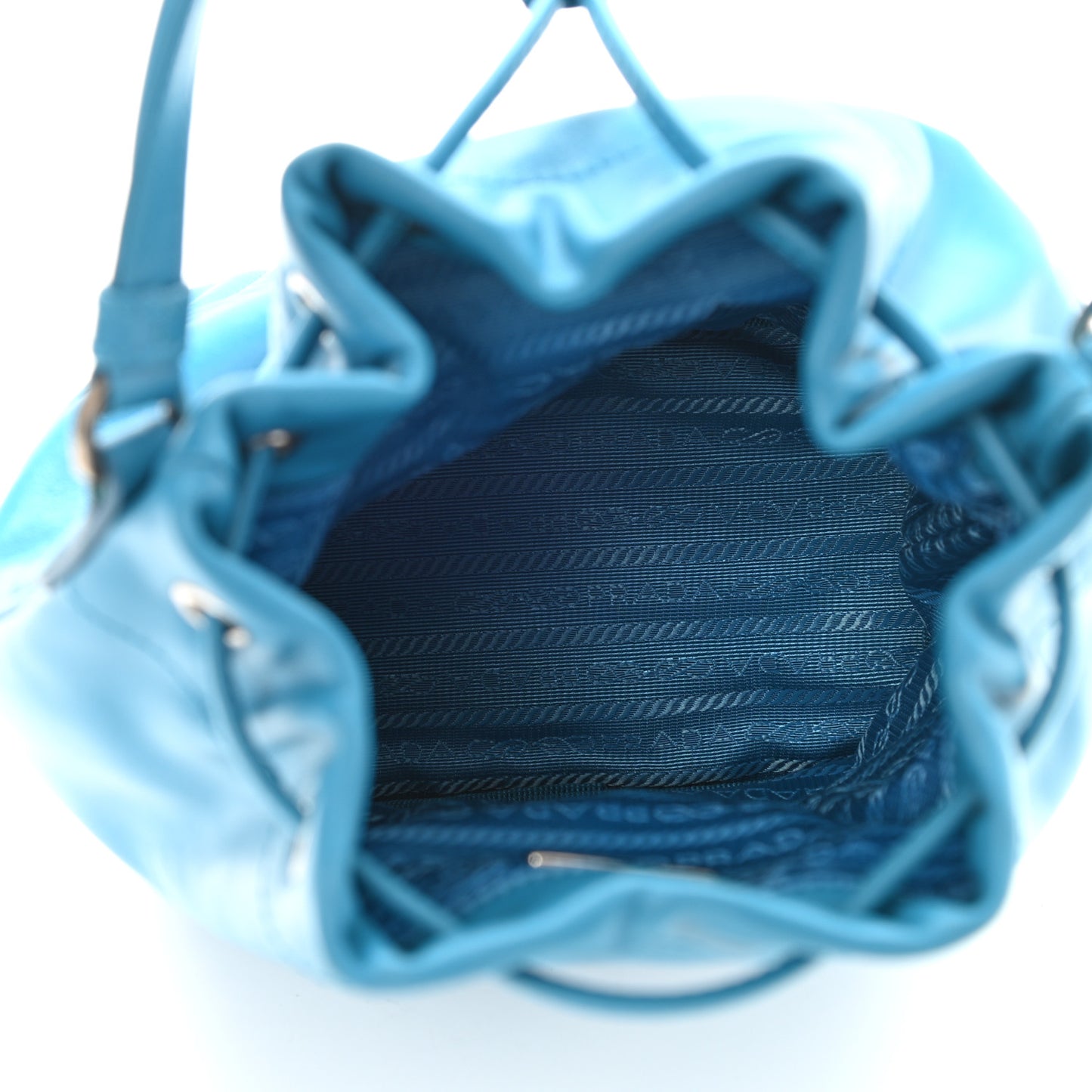 Soft Calfskin Impunture Diagramme Bucket Bag