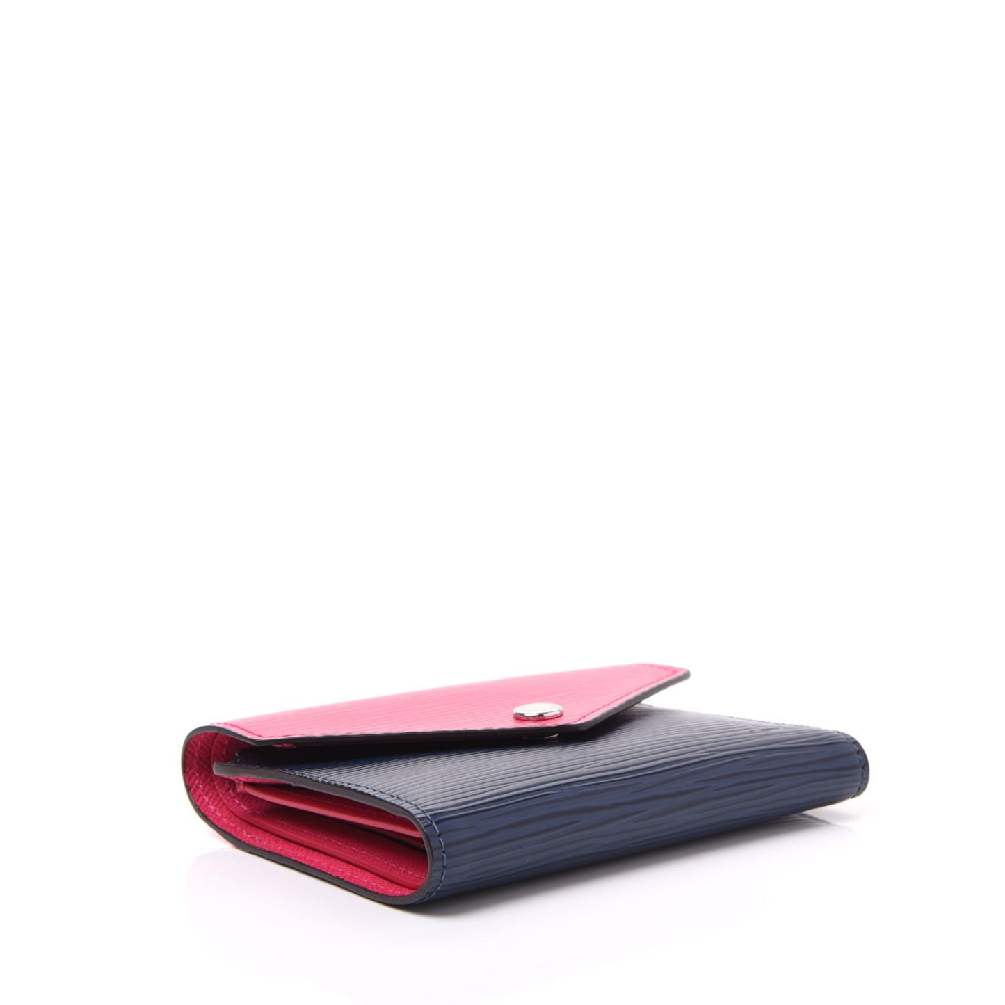 Epi Victorine Wallet Indigo Hot Pink
