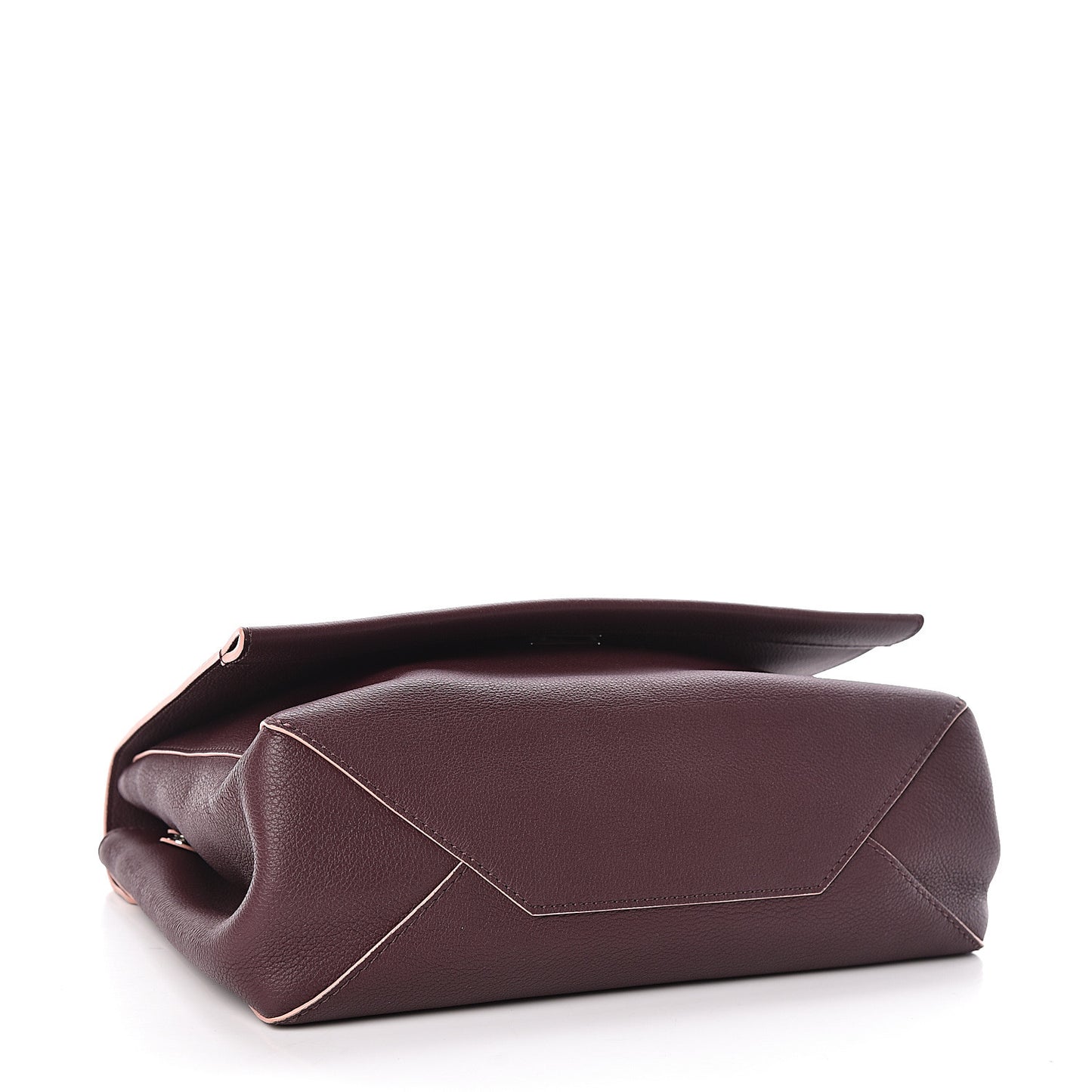 Soft Calfskin Lockme II Top Handle Prune