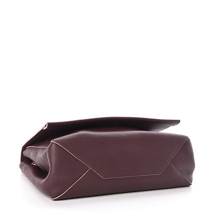 Louis Vuitton Soft Calfskin Lockme II Top Handle Prune 4 of 9