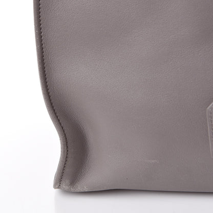 Saint Laurent Smooth Calfskin Medium Cabas Monogram Fog 9 of 14